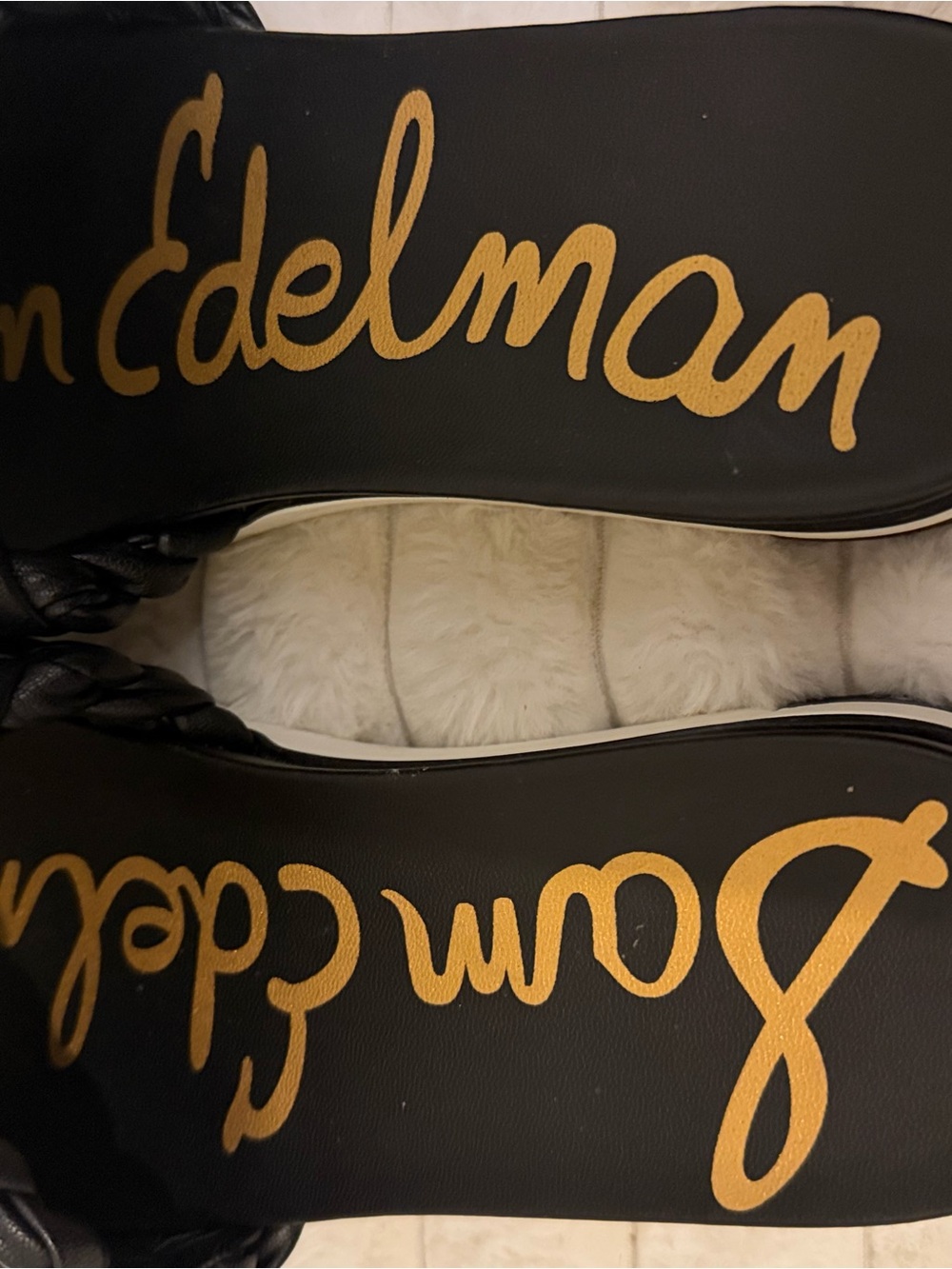 Sam Edelman Black Braided Slide Sandals - Picture 4 of 6